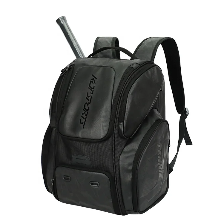 2022 Newest Premium Tennis Racket Bag Wholesale Polyester Racquet Backpack with custom logos for men and women