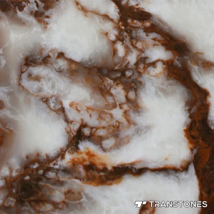 High Quality Artificial Wall Panel Stone Seamless Joint Alabaster Fireproof Backlit Stone Petg Sheet