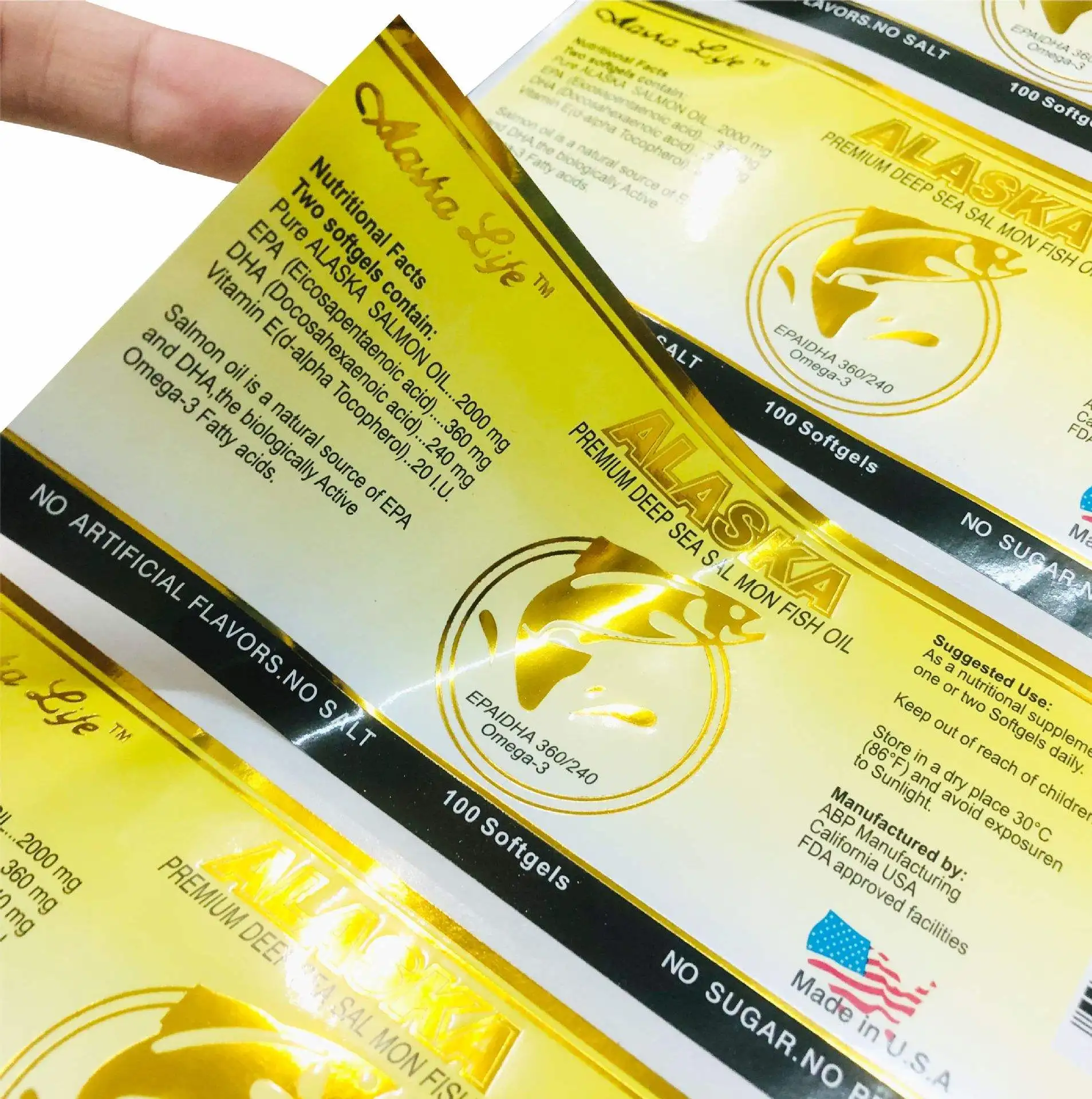 Пользовательские самоклеящиеся виниловые наклейки логотип стикер водонепроницаемый печать рулонных этикеток