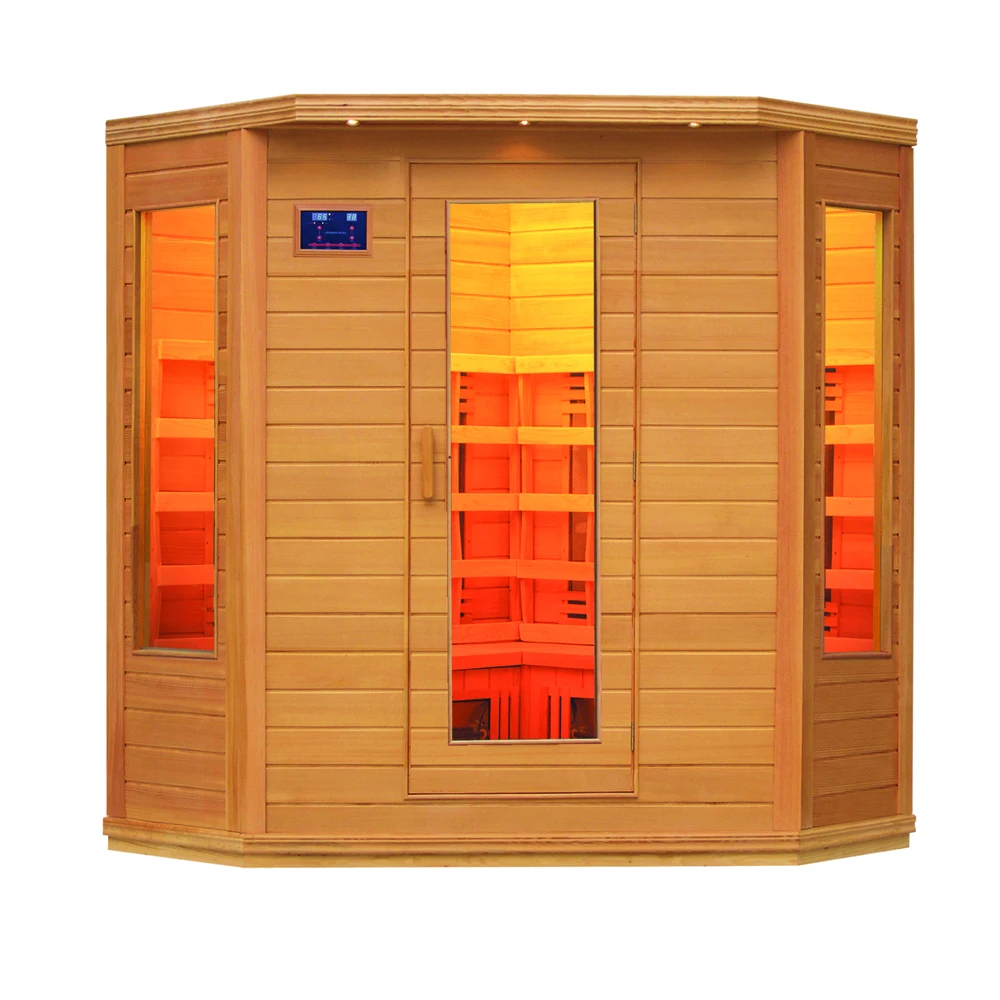 Canadian solid  hemlock  Infrared Sauna 2 people sauna room Requires 120V / 15A power