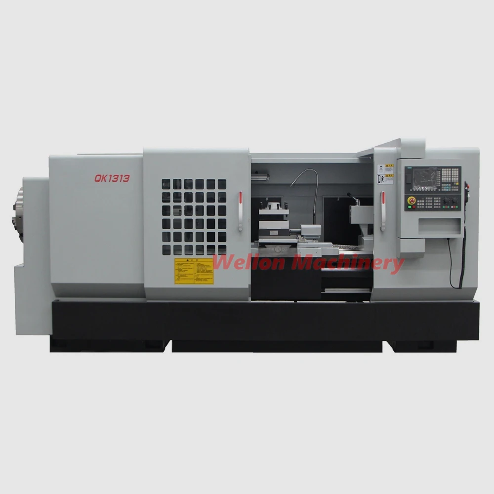 Big spindle bore oil country turning lathe with CNC control system QK1313 Pipe Threading Machine tool