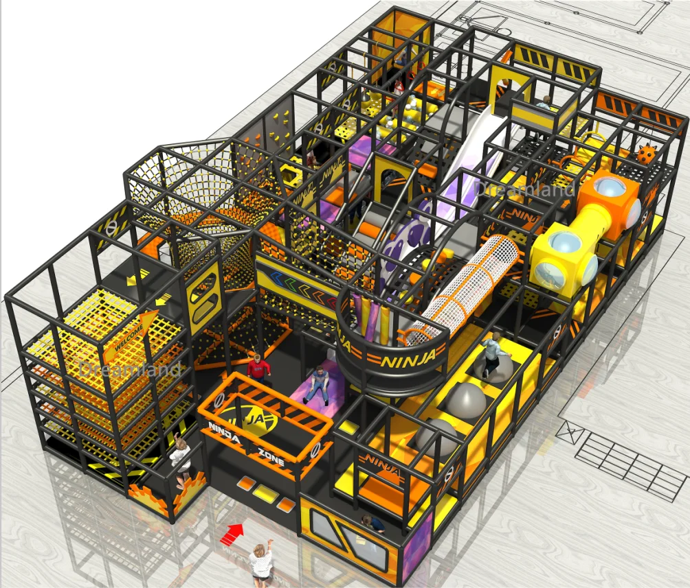 Factory supply kids swingset play toys slide child plastic zone indoor soft playground equipment