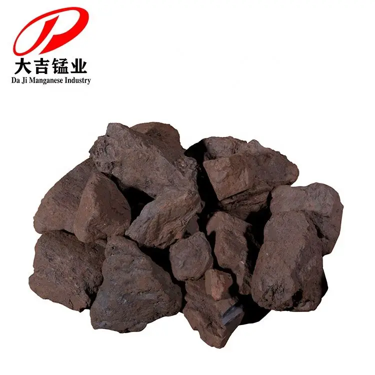 Mn content 18-52% 10-80mm manganese ore price for steel production