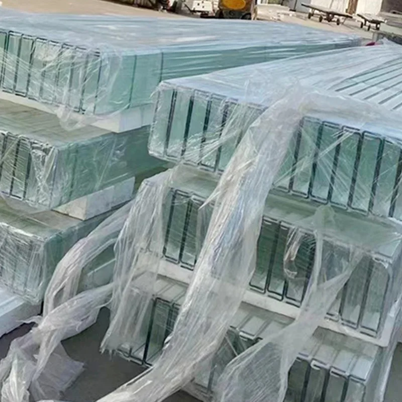 manufactures decorative Transparent U Shaped Glass U building Tempered Glass