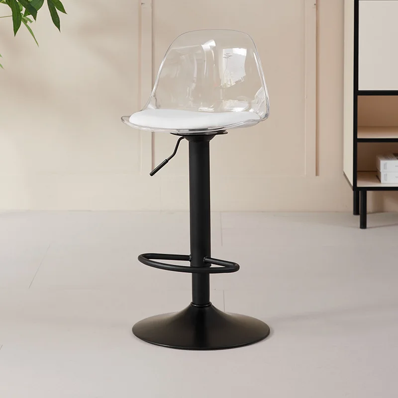 Simple Round Beauty Stool Disc Type Rotating Bar Chair Foot Bar Small Adhesives & Sealants Use Stylish Design