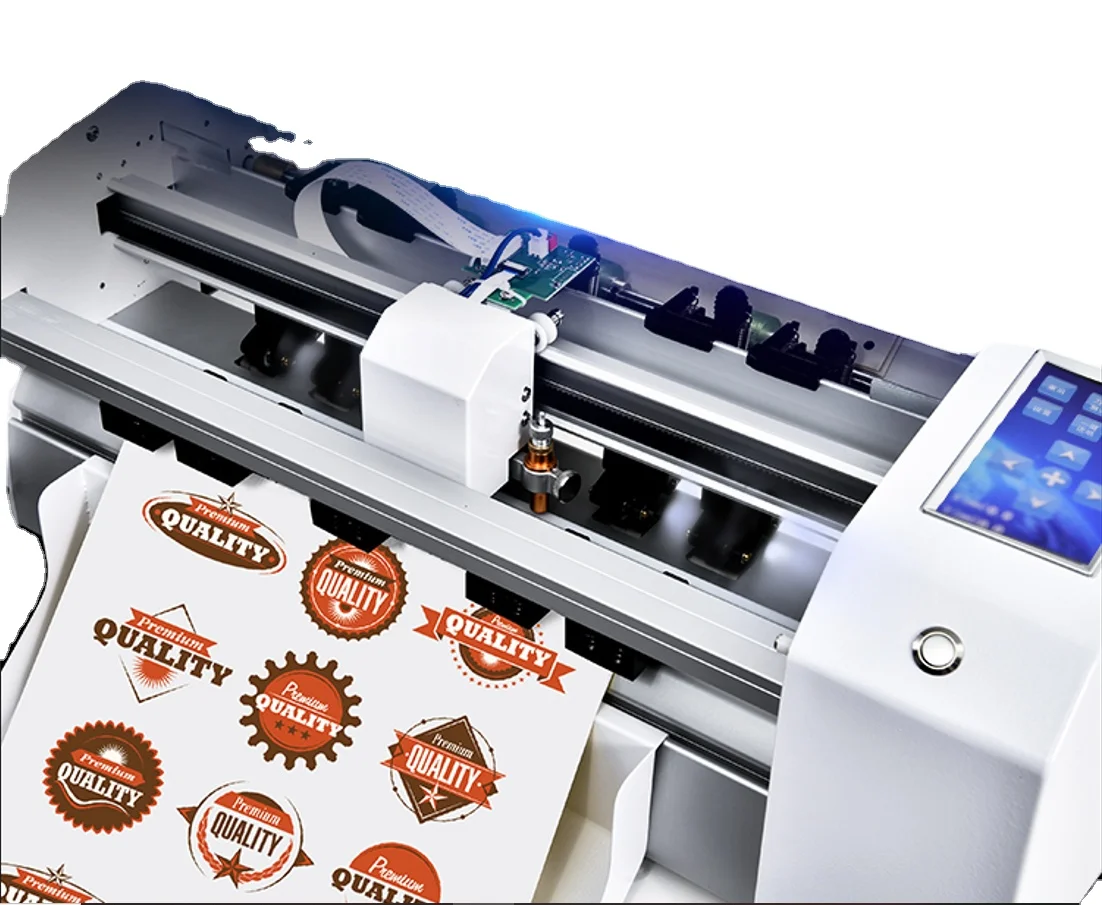 350 Mini Desktop A3+ Automatic Sheet Fed Digital Label Cutting Machine Sheet Label Kiss Cutter Machine