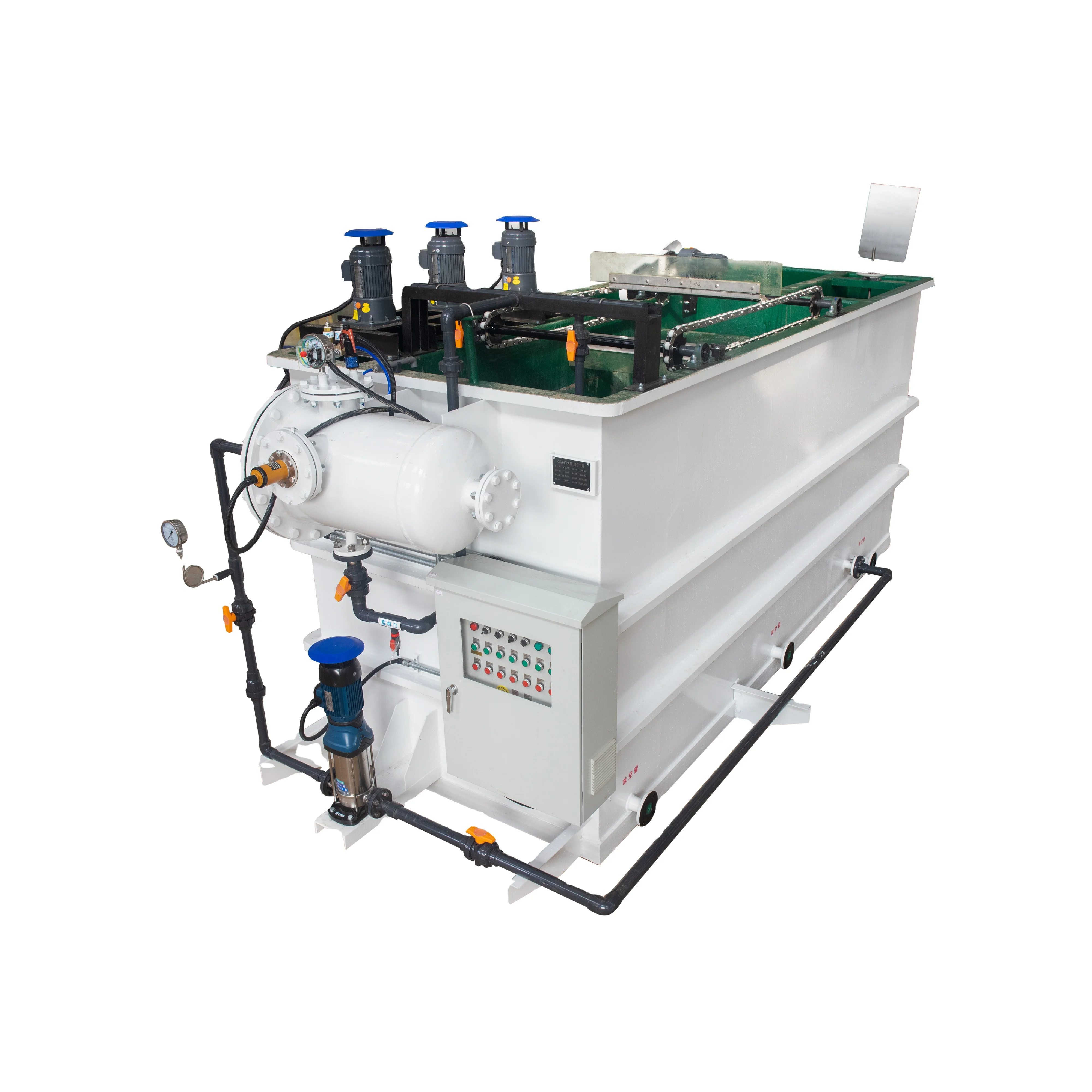 Domestic sewage treatment Dissolved air flotation DAF plants with high SS purifying rate