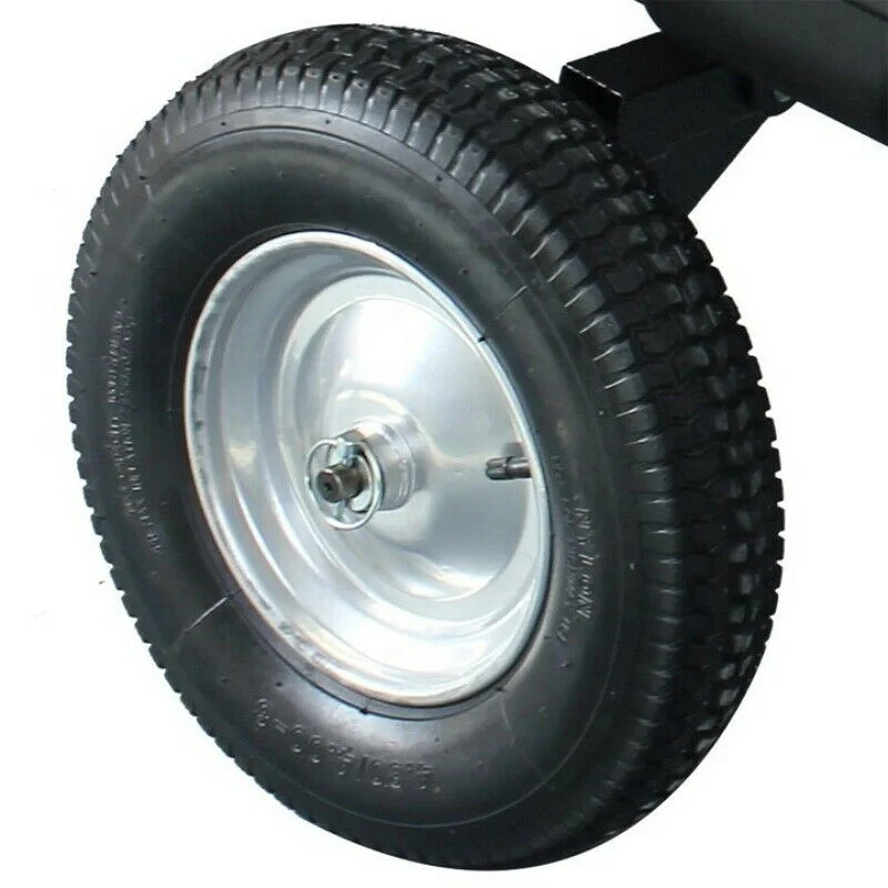 10 Cubic Foot Poly Dump Cart And ATV Quad bike Or Ride-on Mower Garden Tipper Trailer