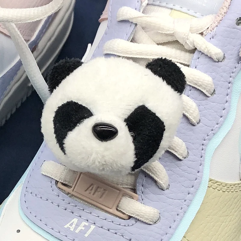 Olian Plush eyes 3D Action figure diy accessories Clip shoelace decorative buckle cartoon cute shoe flower shoe charms for kids