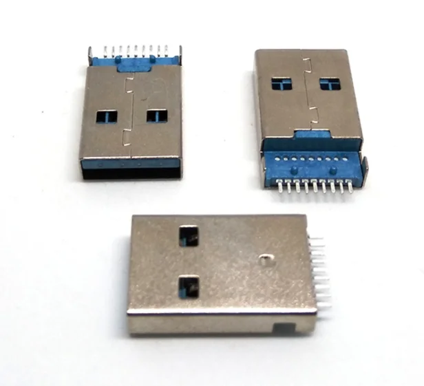 Professional Manufacturer of USB 3.0 A Type Male SMT Connector For Computer