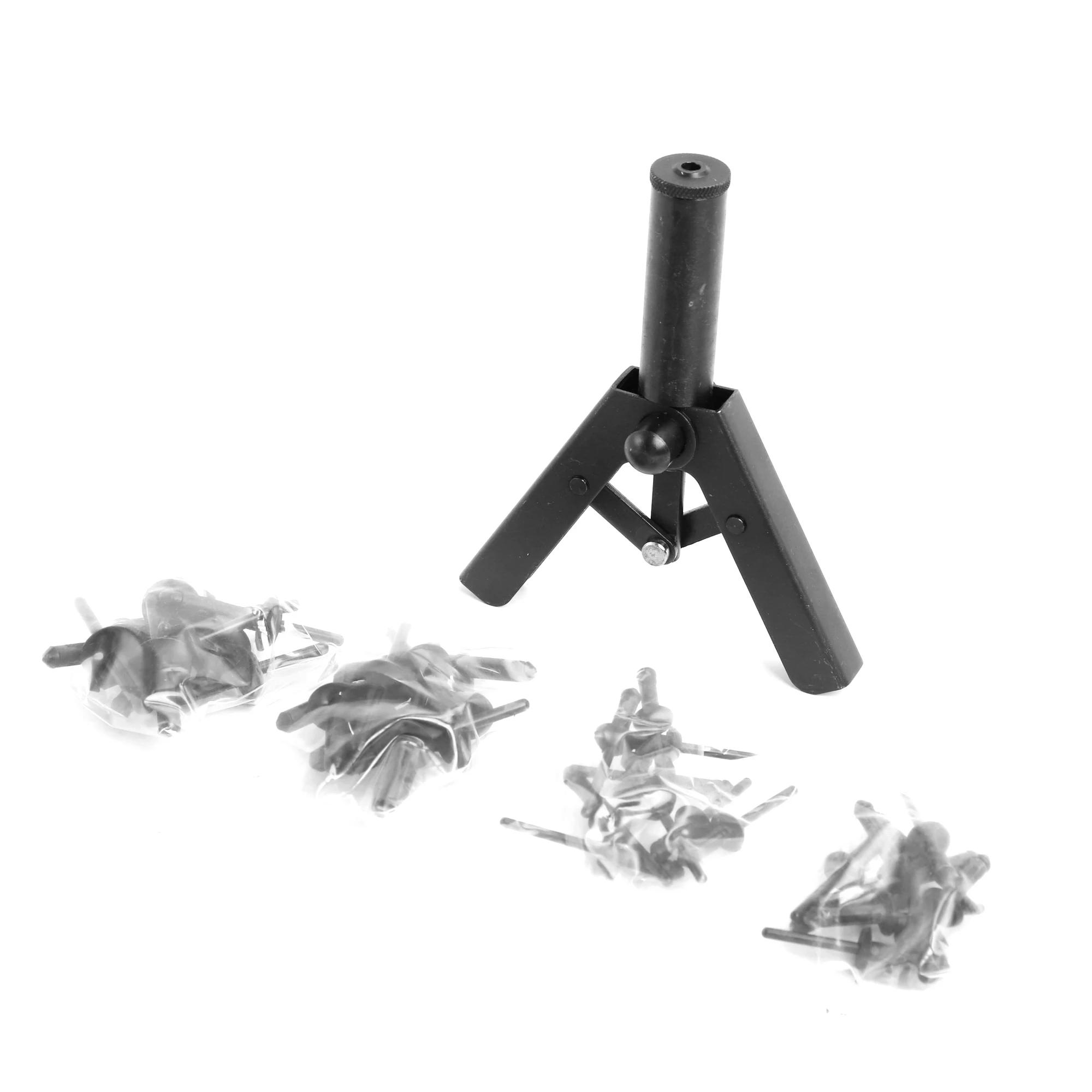 Winmax 41 PC Assorted Plastic Riveter Rivet Gun with 40 Poly Rivets