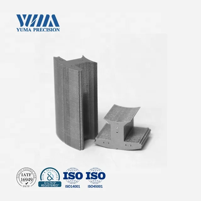 High speed servo motor rotor and stator laminated iron core stamping motor core for 3C Industry