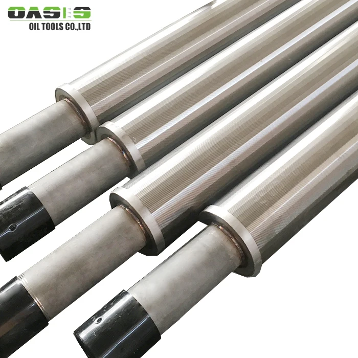 7inch stainless steel 316L water well crepine de filtre gravel pack screens