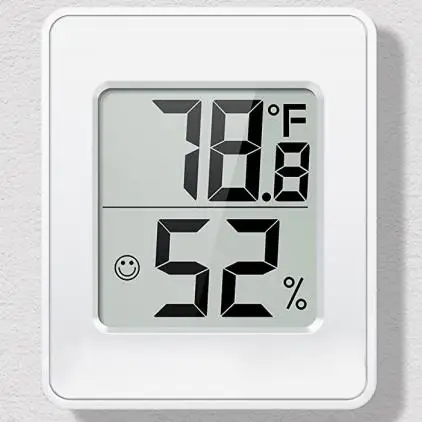 Digital Hygrometer Indoor Thermometer Humidity Meter Room Thermometer with Fast Refresh Accurate Temperature Humidity Monitor