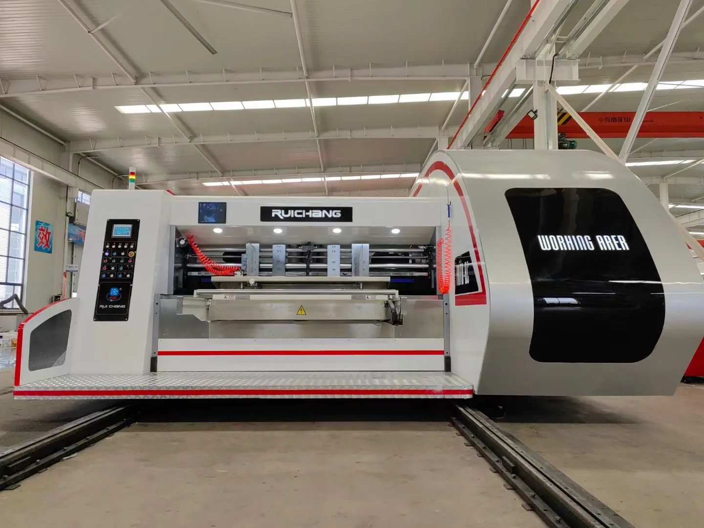 corrugated carton full automatic high speed Flexo Printing slotting die cutting Machine paperboard printer box making machine