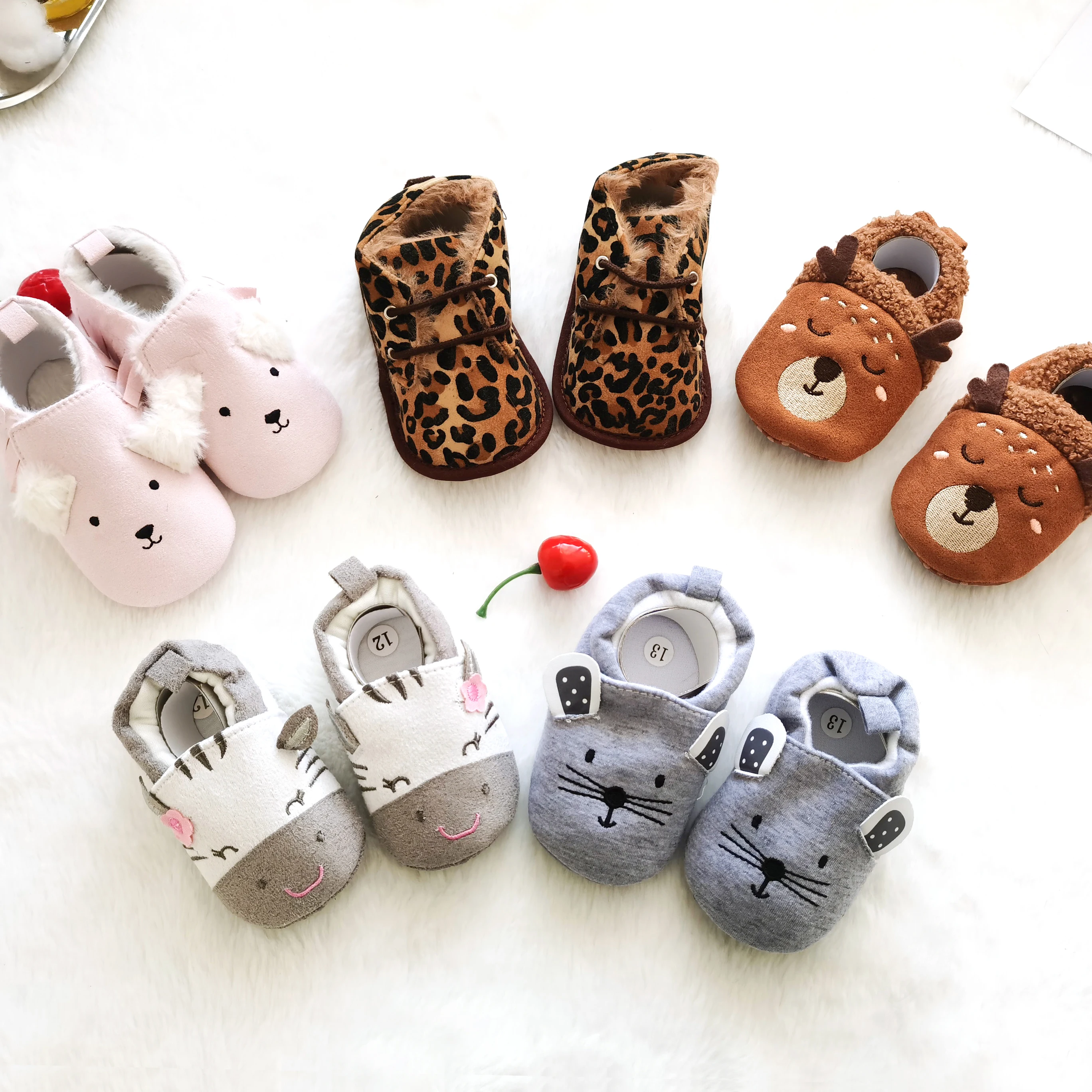 
Free Shipping New Arrival Baby Shoes Winter Warm Toddler Shoes Baby Cartoon Boots 