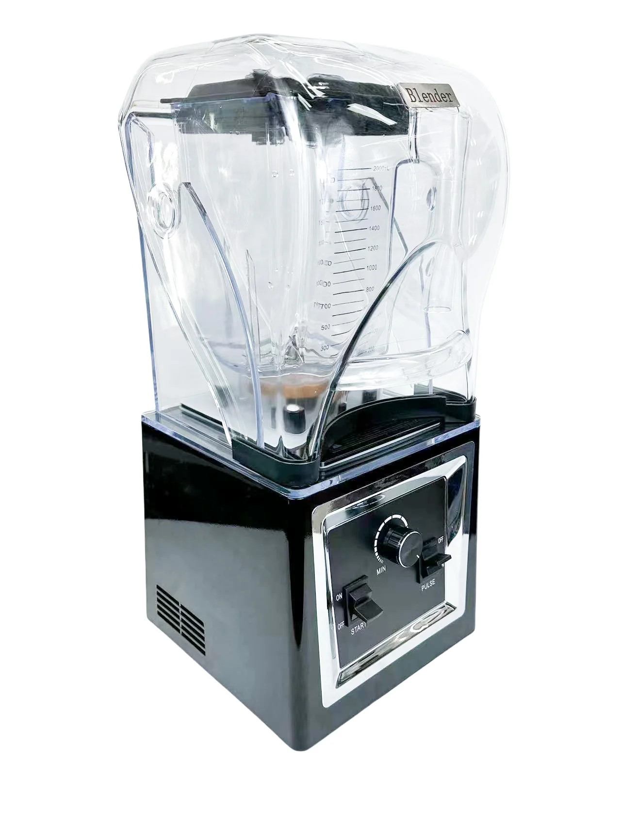 powerful industrial smoothie maker blender coconut sound proof  for ice/juice/Fruit Heavy duty  machine commercial blender
