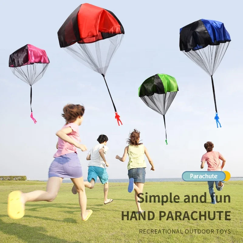 Manufacturers direct sales children hand throwing parachutes air parachute with soldiers outdoor sports toys wholesale