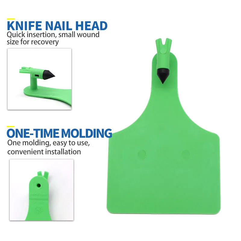 HED-ET115 Plastic Labels For Cattle Ear Tag Animal Tag For Cattle Farm Ear Cattle Tag