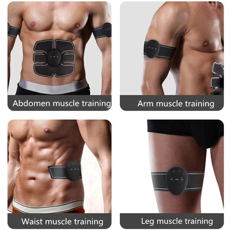 New Mini Portable Charging Stimulator Pain Relief EMS Massage Stickers Electric Neck Legs Foot Waist Back Massagers