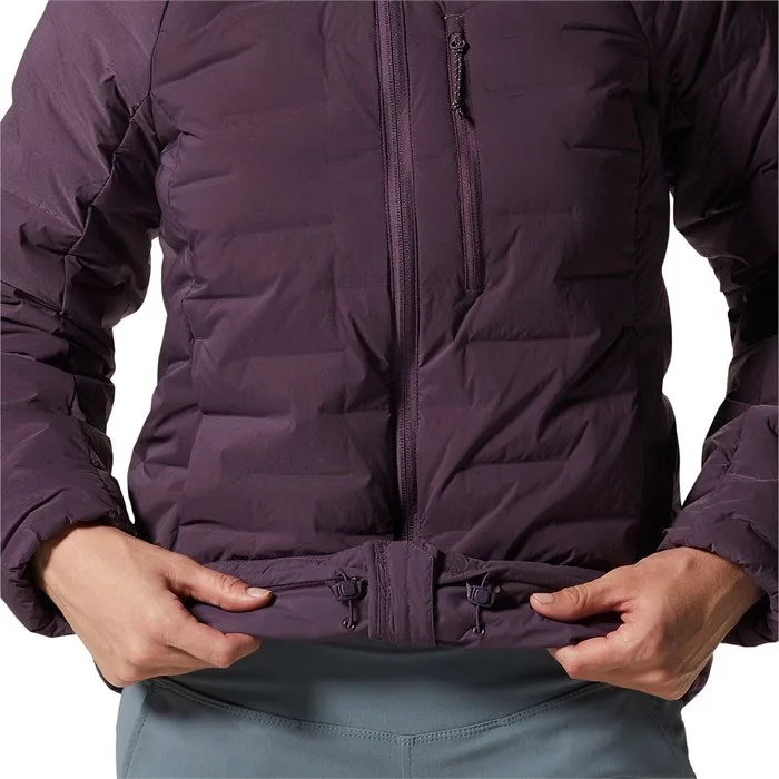 Women Down Jacket Puffer Jacket in Stock Clothing Plain Quantity Waterproof Autumn Winter Costom with Hoodie