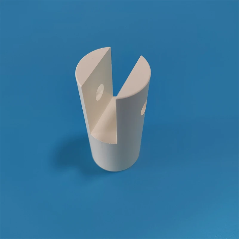 factory custom high temperature resistant BN boron nitride ceramic tube pipe parts shaft