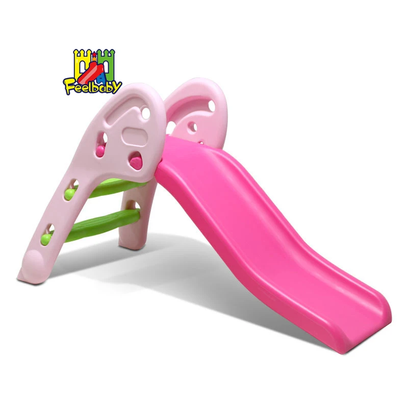 Feelbaby baby outdoor children folding slide and hight quality child plastic ride on animal toy to kids