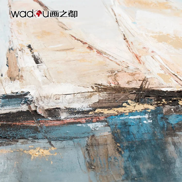  Custom Hand Paint In Boat and Seaside Life Handmade Oil Painting And Canvas Art Wall For Home Living