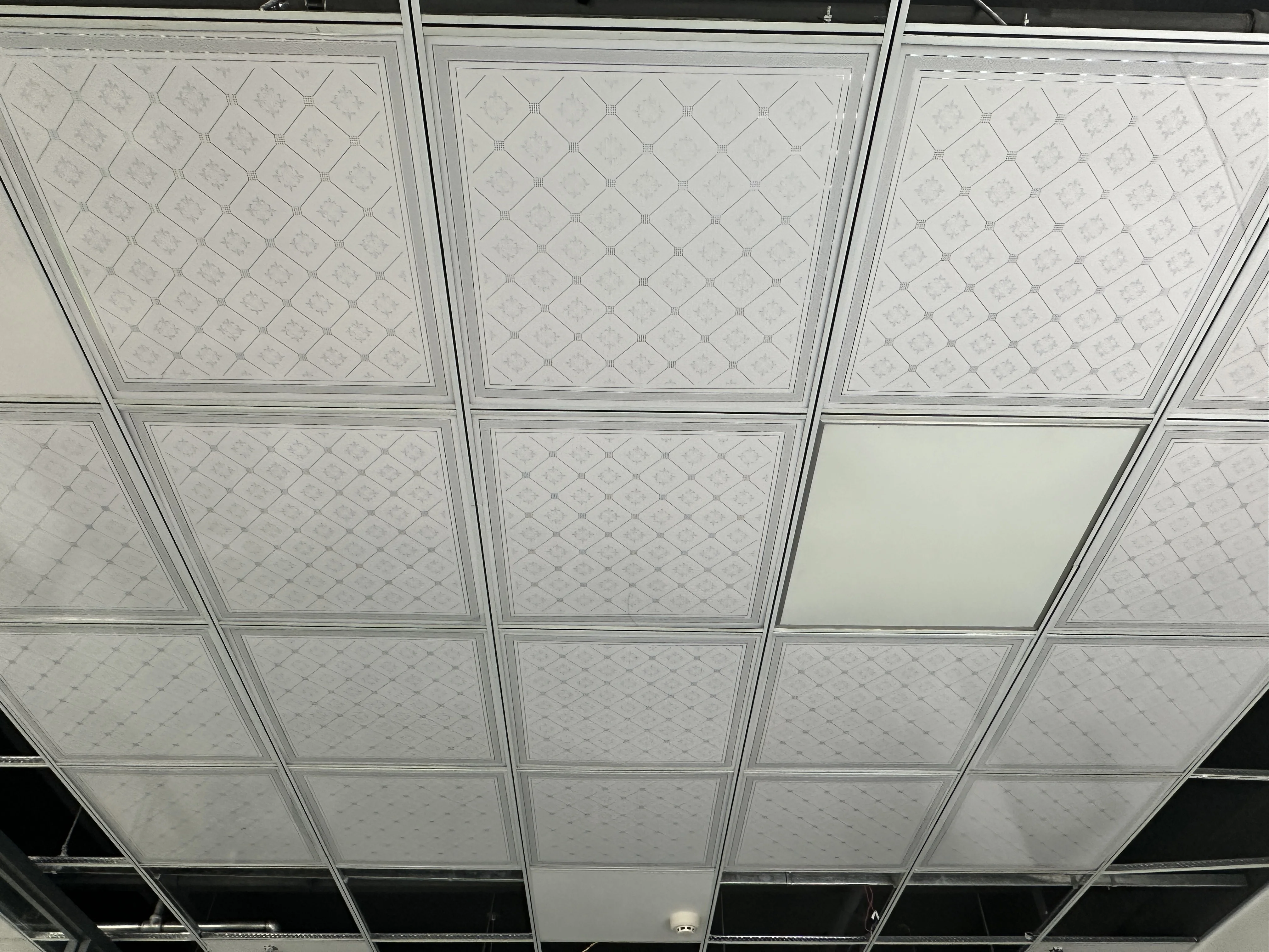 603*603 pvc ceiling hotel project pvc square ceiling