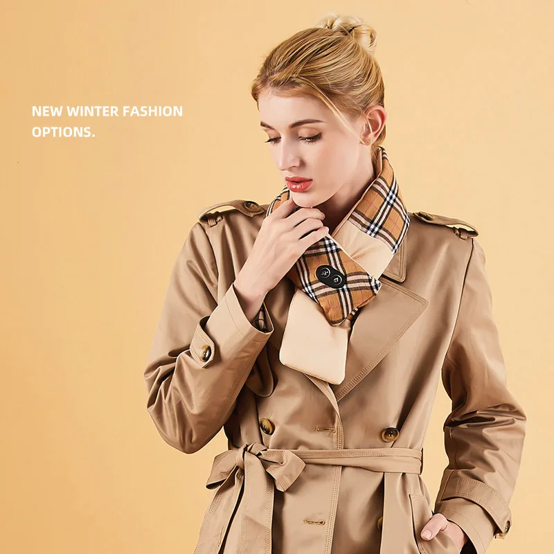 High Quality Custom Popular  Adjustable Heating Scarf Winter Fever Warm Multifunctional USB Heated Scarfs