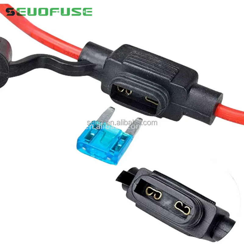 Waterproof in Line ATO/ATC Fuse Holder Mini Standard Blade Auto 12V Car Add-a-circuit Tap ATM ATC Stock