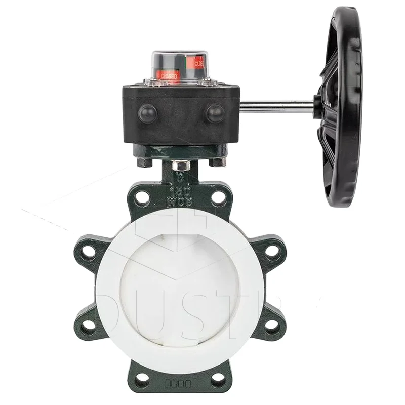 High performance  Valve Wafer Type Motor Actuator Butterfly Valve AT Type Pneumatic Actuator Butterfly Valve DN25-DN600