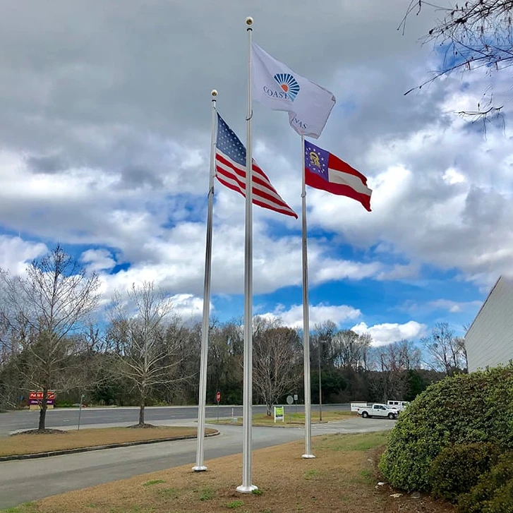 Электрический флагшток из нержавеющей стали 8 м 9 10