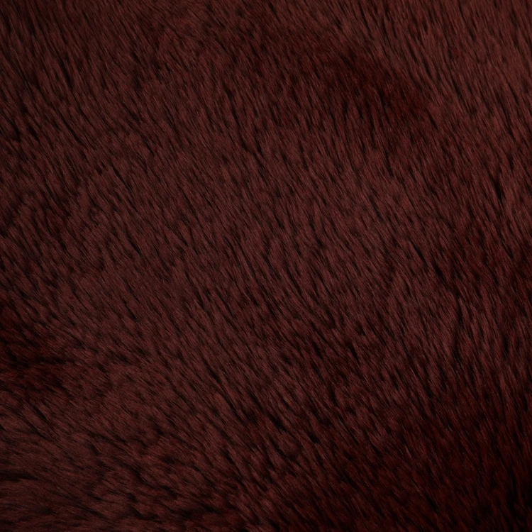 100% Polyester 40Mm  Long Pile Plush Sherpa Faux Fur Fabric