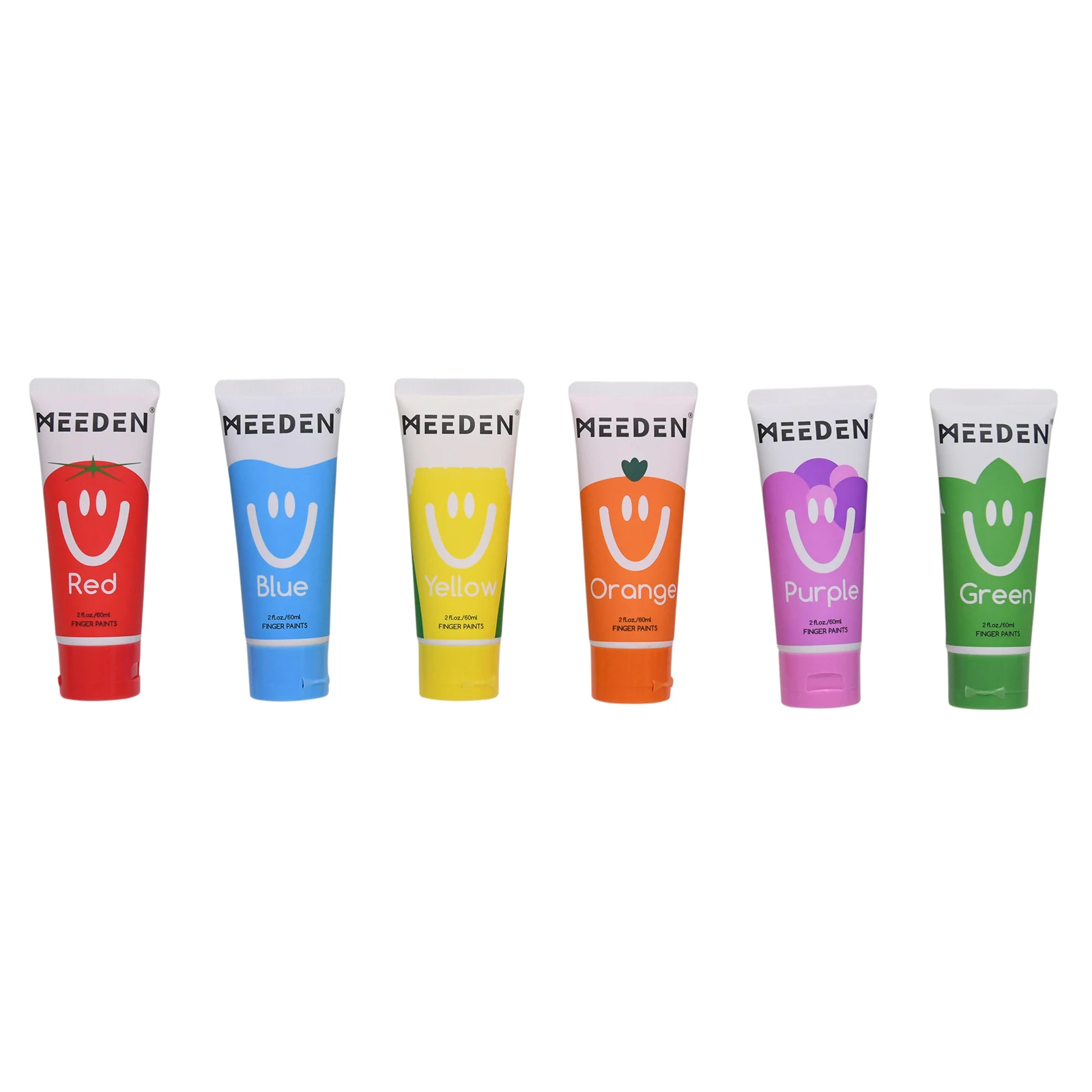 MEEDEN Finger Paints for Toddlers, Non Toxic Finger Painting Set Washable, Art Painting Supplies Gift for Kids Age 2-8