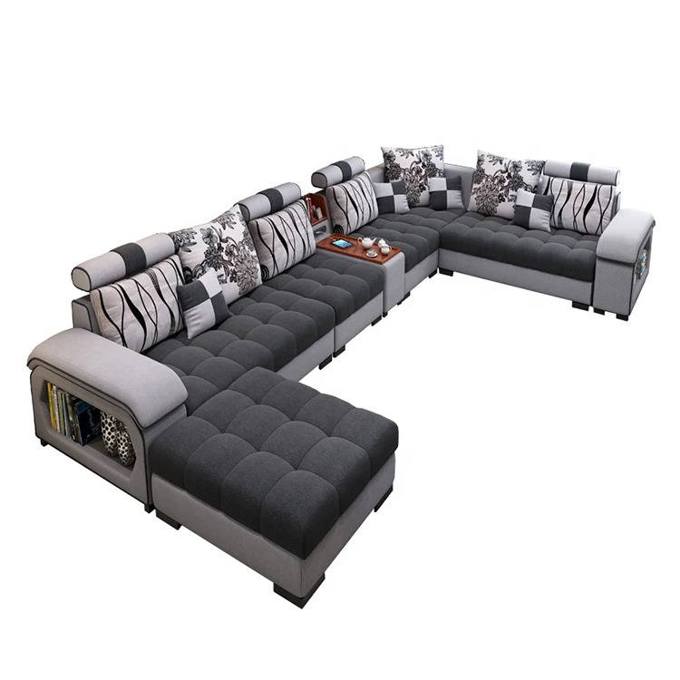 Sectional Sofa Guangdong Furniture Manufacturer Leather Sectional U Shaped Sofa Sofa Set Designs With Cheap Price