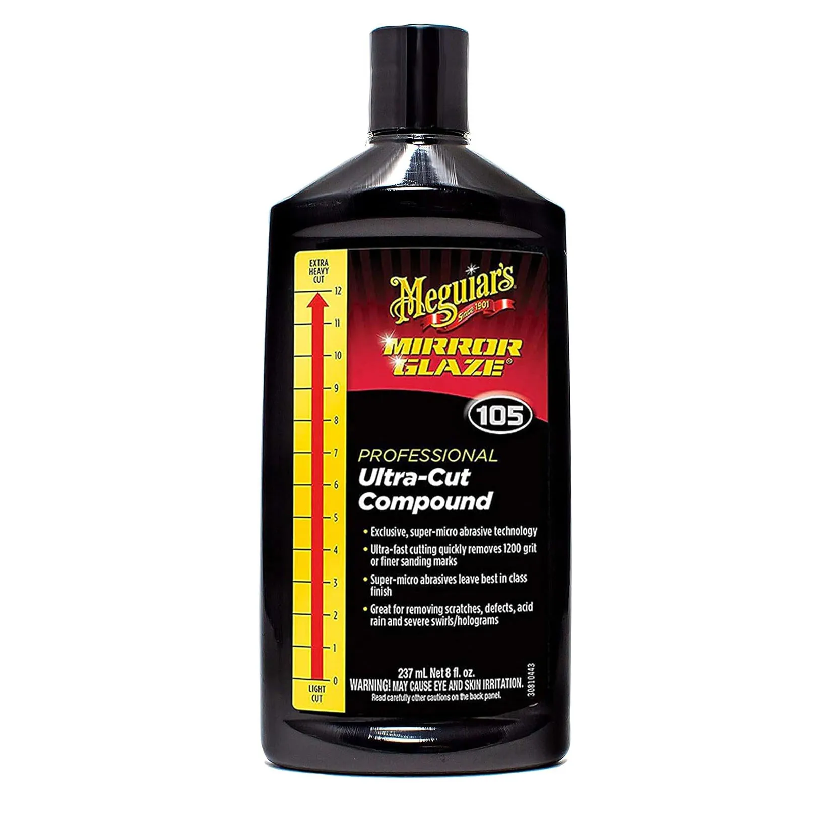 New brand Mirror Glaze M10508 Ultra-Cut Compound - Professional Grade Formula with Fast Cutting Action That Removes Scratches