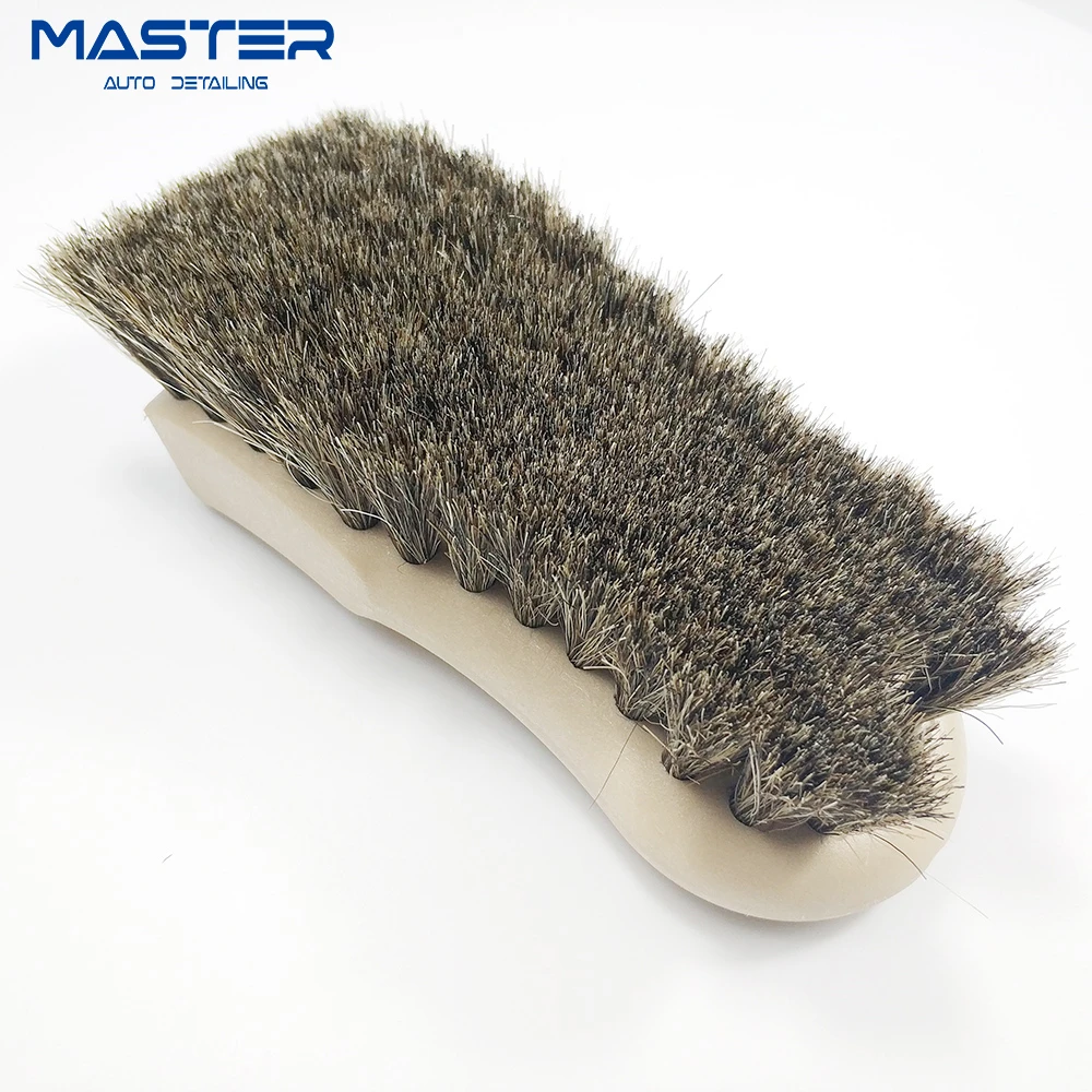 Master M71001 Auto 100% Natural Horse Hair Car Cleaner Interior Leather Seat Cleaning And Detailing Brush