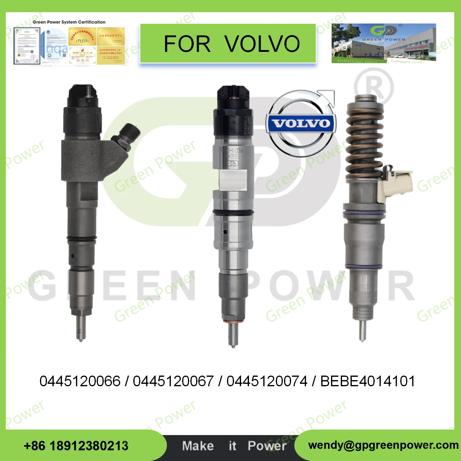 Common Rail Diesel Fuel Injector BEBE4D14101 20929906 Compatible with  D16 3512 Diesel Engine