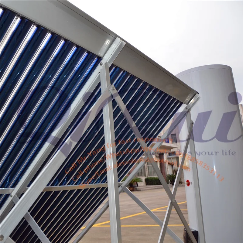 
Europe ISO 9806 Certified Termo Solar Heat Pipe Vacuum Tube Solar Collector 