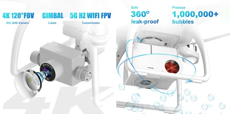 4k hd aerial photography rc drone with tracking