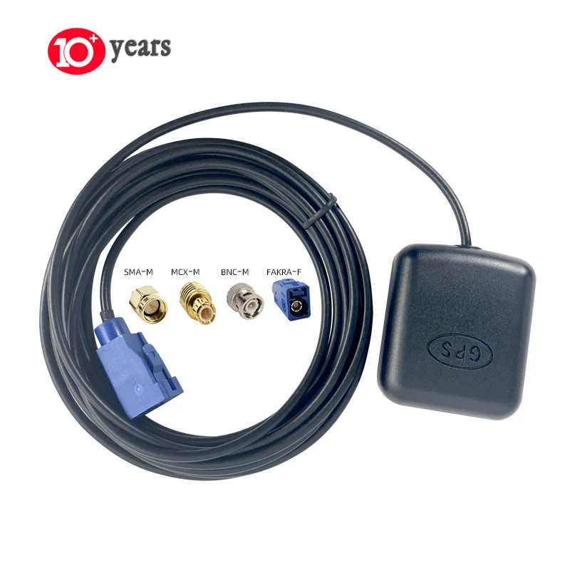 High Gain Long Range GPS Antenna Waterproof Active GPS Antenna MCX Connector