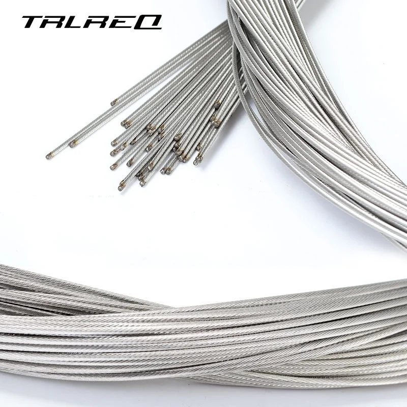 TRLREQ Bicycle Stainless Steel MTB Mountain Road Bike Derailleur Shift Brake Inner Cable Line Wire 1.1/1.7m