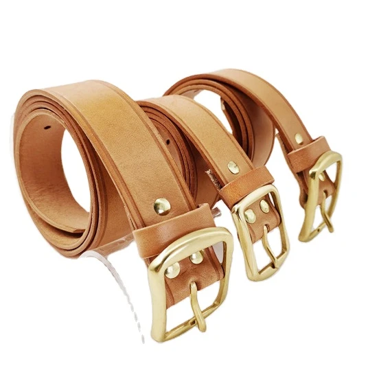 Promotion popular leather punching belt for men