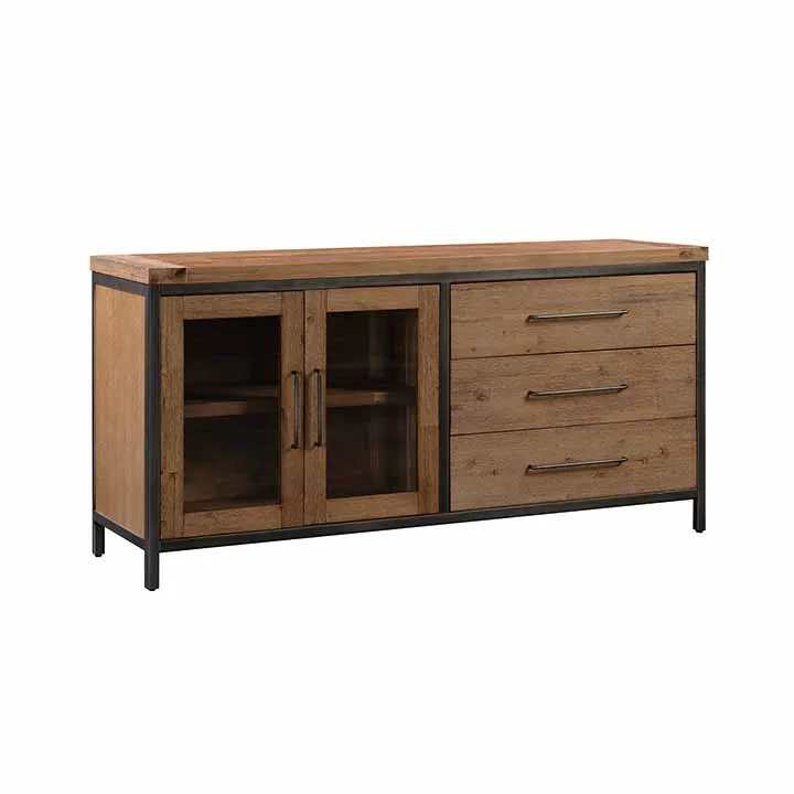 Лидер продаж новейший уникальный современный сервант среднего века из массива дерева акации и МДФ для