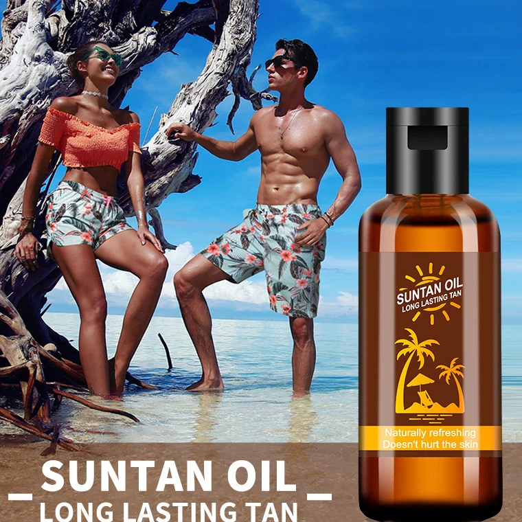 Tanning Oil Beach Tanning Complexion Healthy Bronzer 30ml Body Shimmer Oil