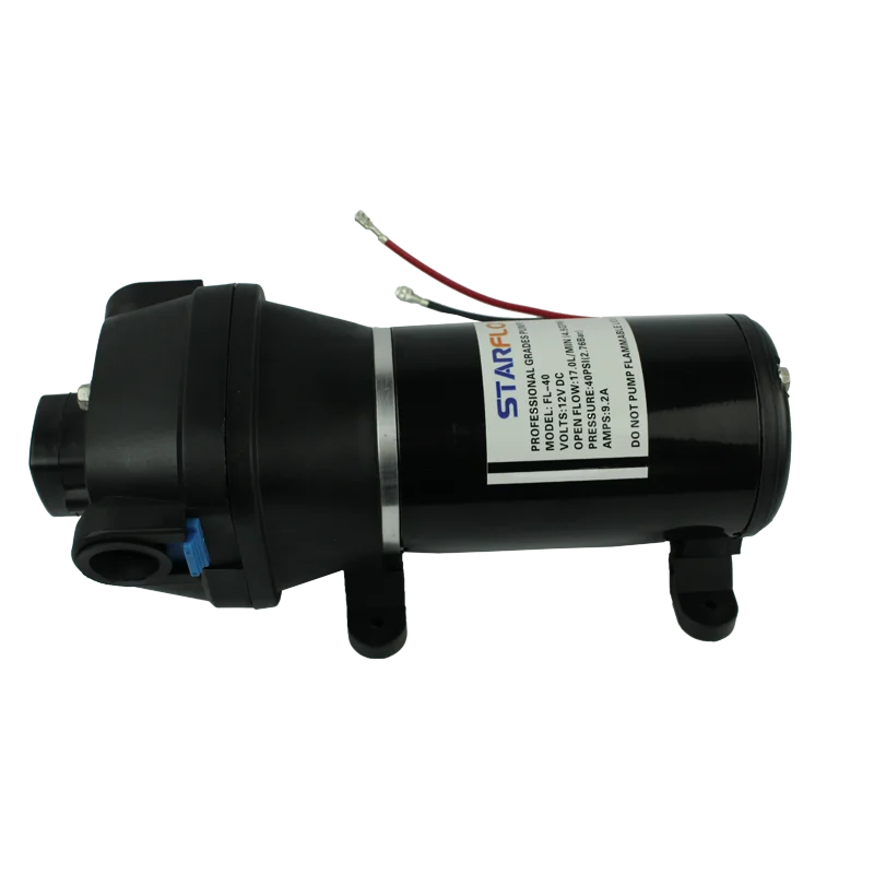 STARFLO FL-40 40PSI 17LPM 12v dc electric high pressure diaphragm mini high flow water pump for RV