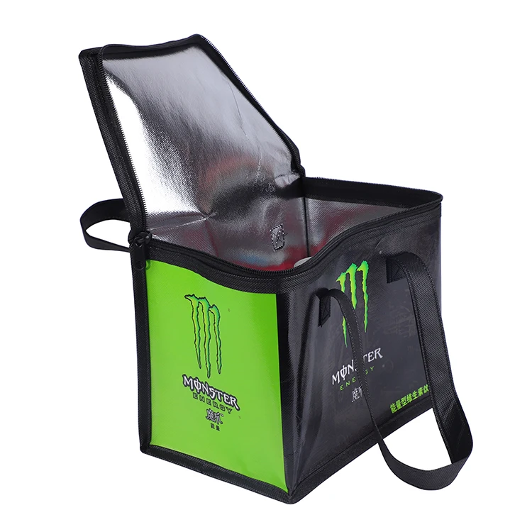 Wholesale Reusable Eco Laminated Non Woven Mini Cooler Carry-on Bag