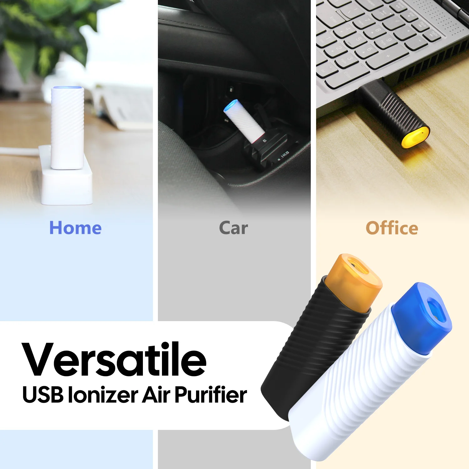 Innovative New Technology Air Cleaner Portable Mini Household USB Air Purifier for Laptop Computer Car
