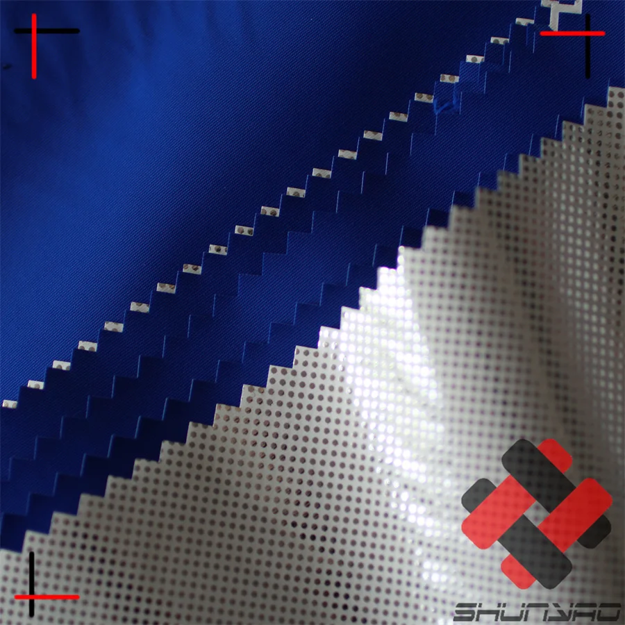 waterproof and breathable and heat reflective nylon taslan hipora fabric for hardshell jacket and gloves